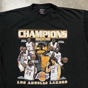 2009 Nba Los Angeles Lakers Champions Kobe Bryant Mvp T-Shirt Xl